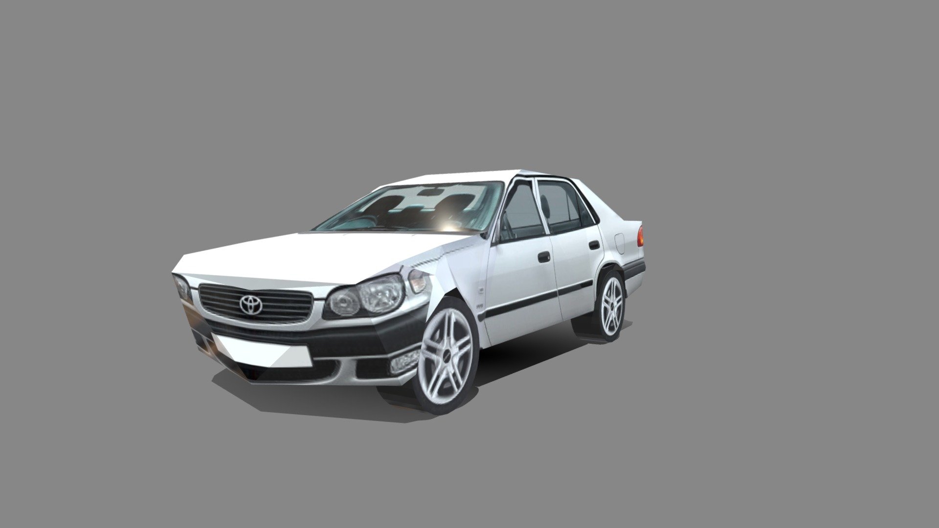 2000 Toyota Corolla Download Free 3D model by Efe Metin (efemetin) [8f652a7] Sketchfab