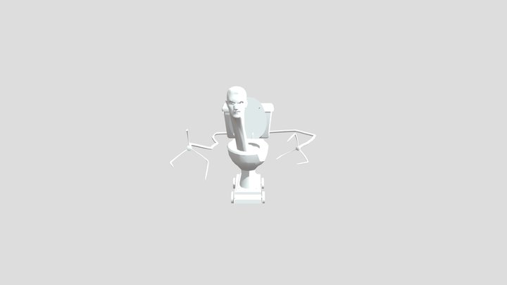 Skibidi-toilet разведчик 3D Model