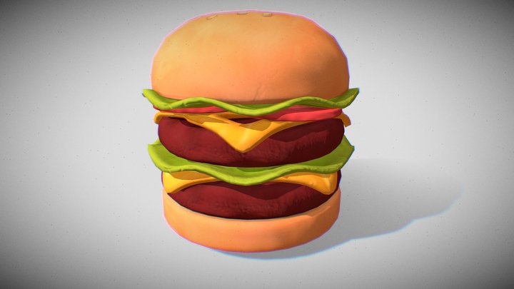 Burger 3D Model