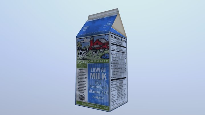 Carton 3D Model