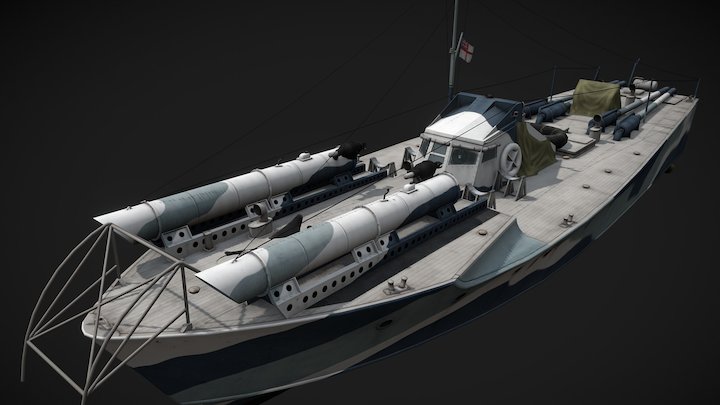 Vosper Motor Torpedo Boat 3D Model