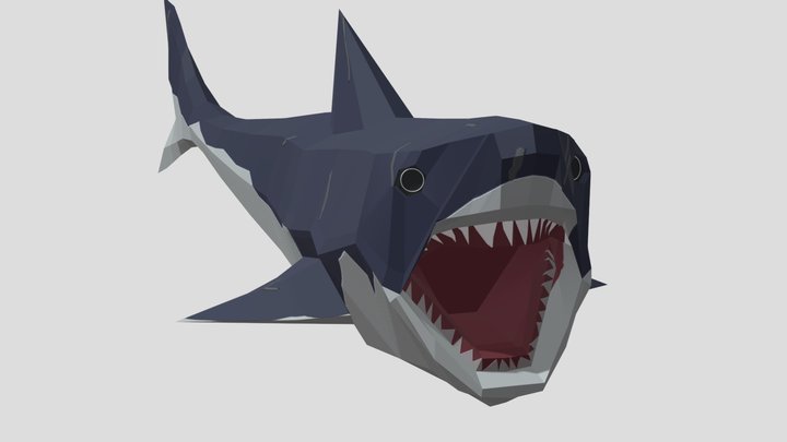 Jaws Shark 3D Model