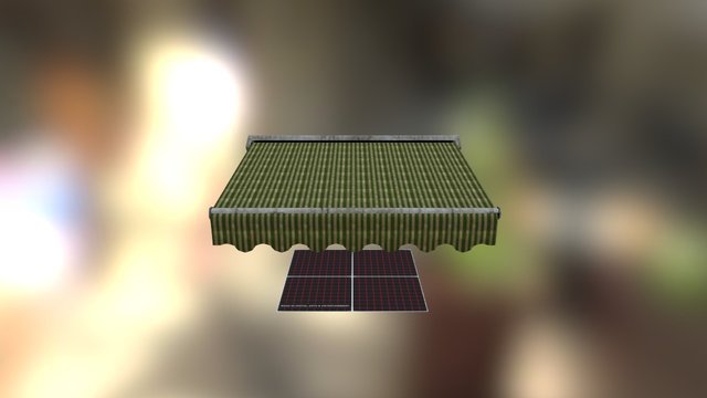 bar sun shade 3D Model
