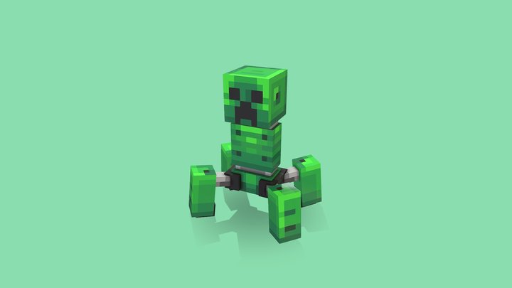 Mecha Creeper 3D Model