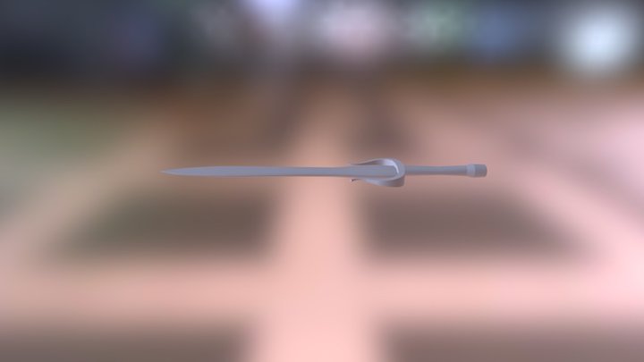 Sword Model Follow 3D Model