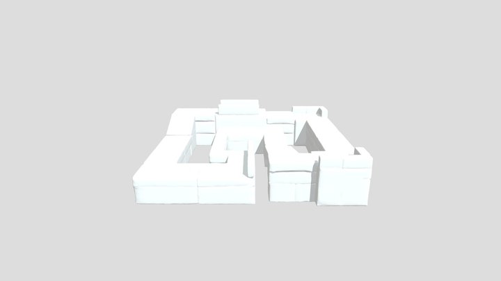 Maze of Blocks 3D Model