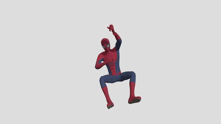 spiderman Swinging 3D Model