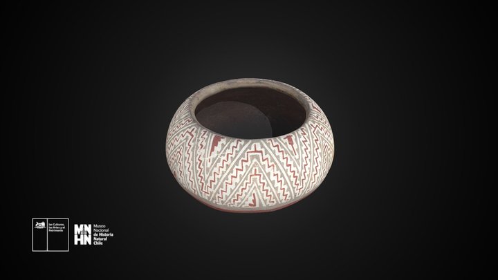 Cuenco decorado Diaguita – Free 3D Model STL