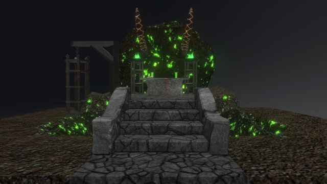 Sacrificial Altar 3D Model