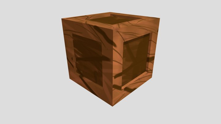 Crate 3D model 3D Model