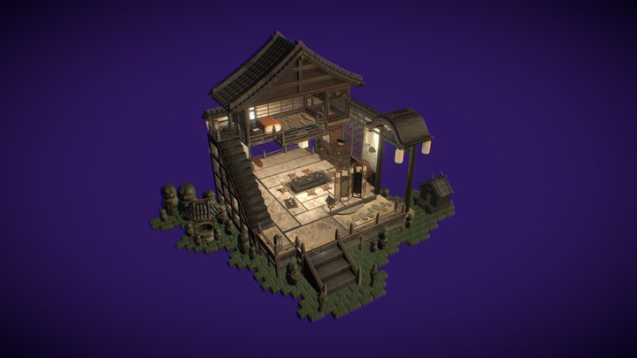 Heian Era Minka .Quirk ˎˊ˗ 3D Model