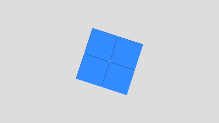 Windows 11 3D Model