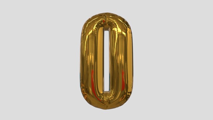 number 0 3D Number - 0 (zero) – Gratis 3D-model STL