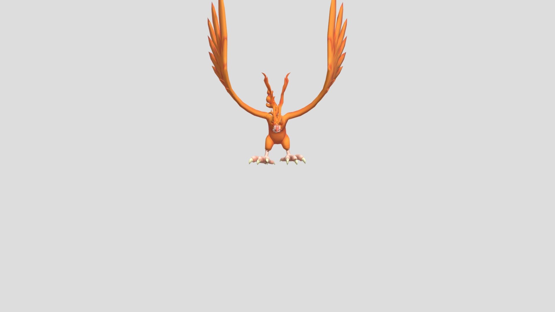 Pheonix Birdramon animated