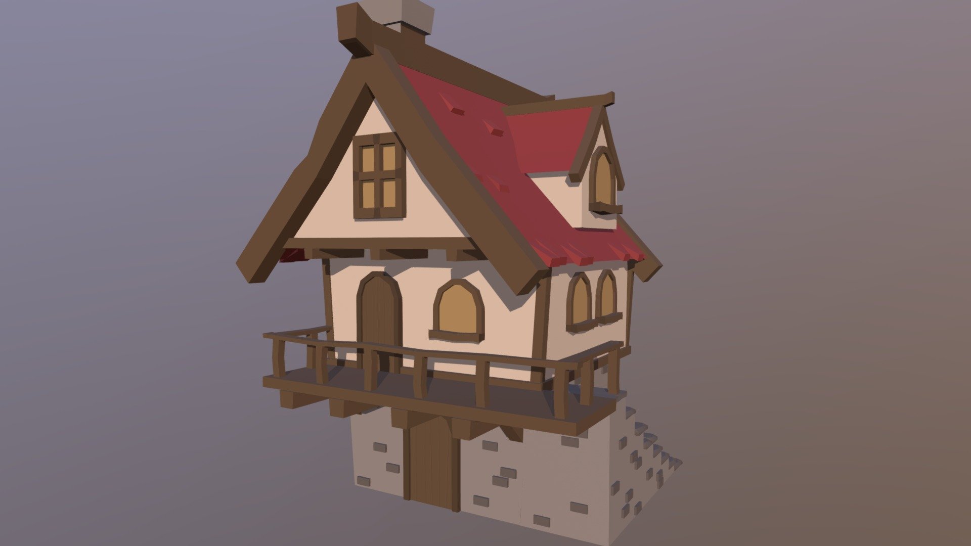 Fantasy House - 3D model by beefism [8f6d65b] - Sketchfab