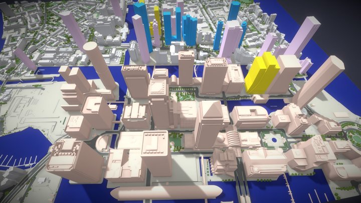 Tower Hamlets London Borough Council 3D Model