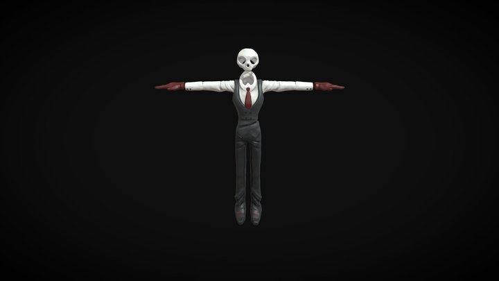 Mr. Game-Master Skeleton 3D Model