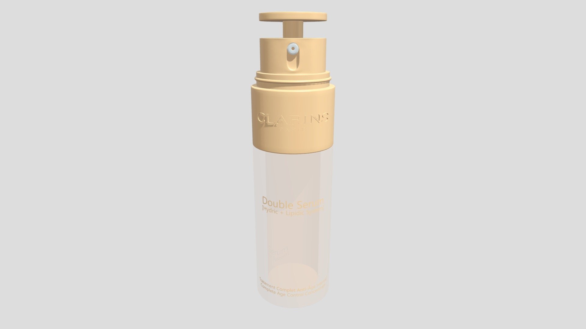 Clarins Double Serum Model Tranparency - Download Free 3D model by ...