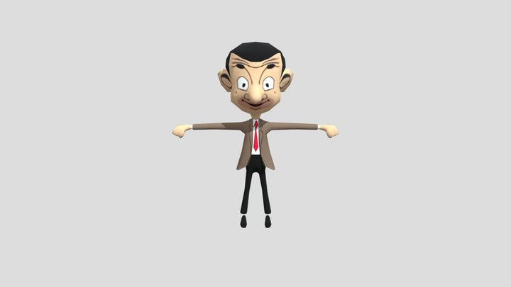Wii - Mr Beans Wacky World - Mr Bean 3D Model