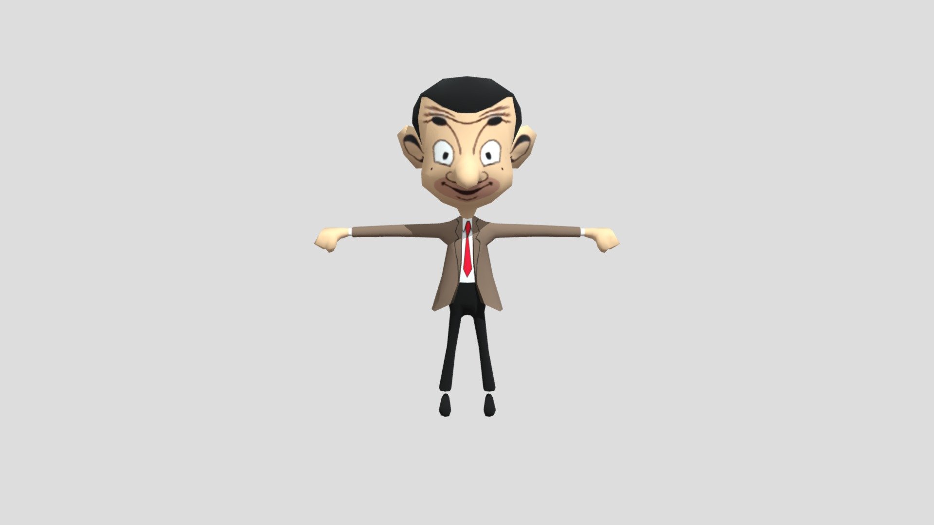Wii - Mr Beans Wacky World - Mr Bean - Download Free 3D model by   (@) [8f6ed96]