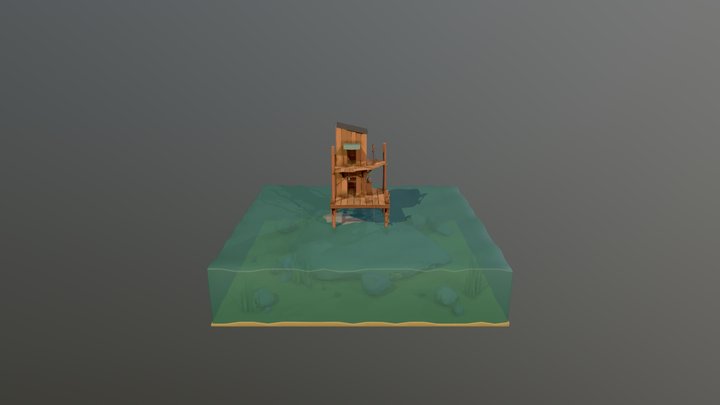 Sea Shack 3D Model