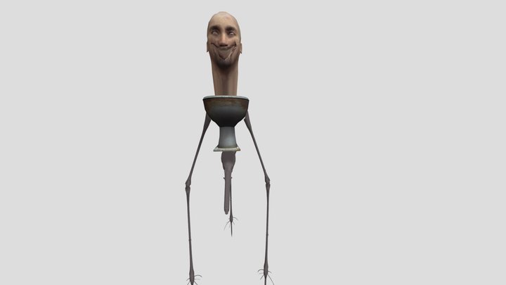skibidi_toilet_spider 2 3D Model