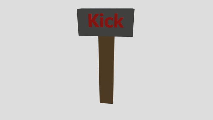 Kick Hammer By Haroplux 3D Model