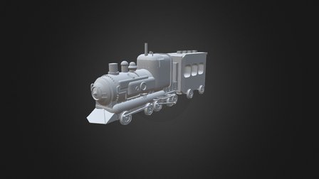 Train Model sketch 3D Model