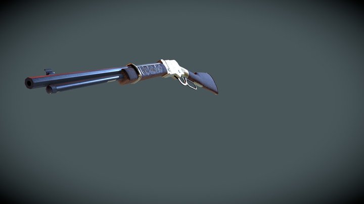 Henry Golden Boy Rifle 3D Model