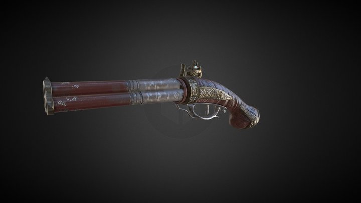 Legendary Pirate Pistol | GUN 3D Model