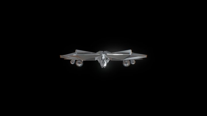 Spaceship WIP 3D Model