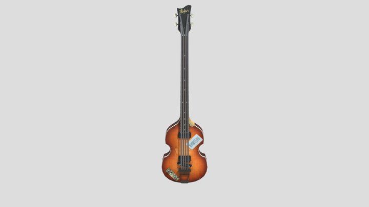 Hofner 63 Bass W/O Pick Guard – Free 3D Model STL