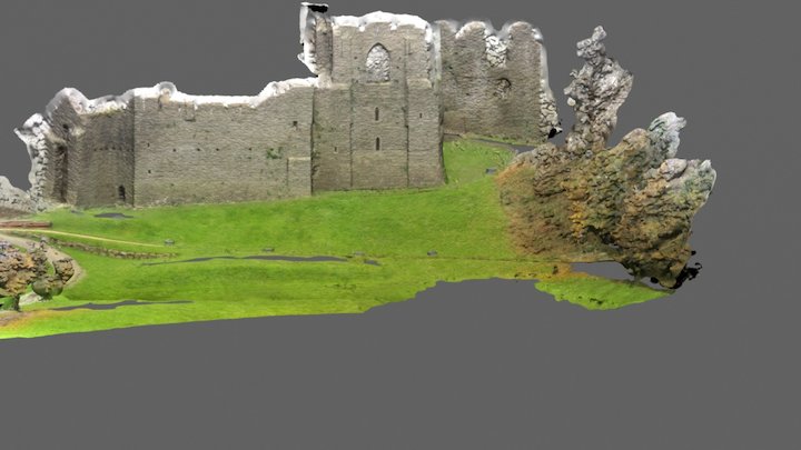 Oystermouth Castle 3D Model