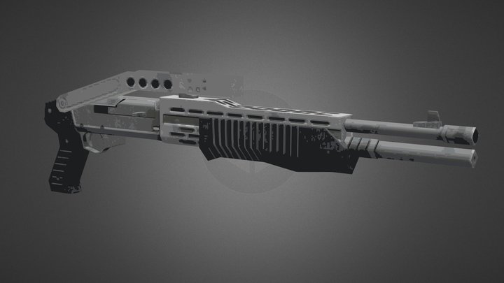 [PS1/PSX] SPAS-12 3D Model