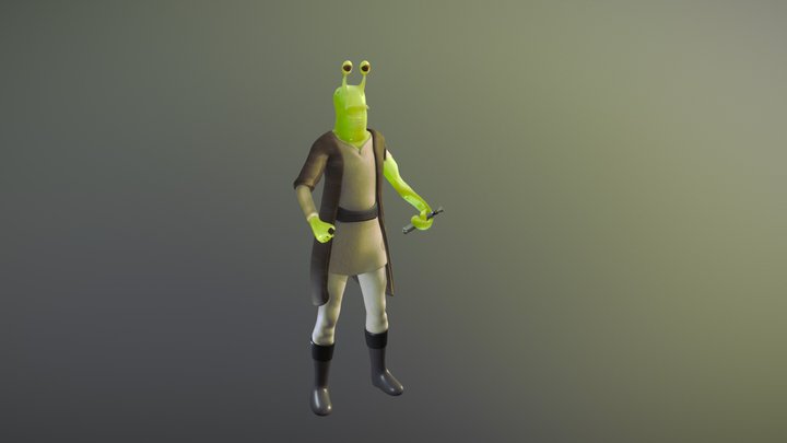 Jedi Slug 3D Model