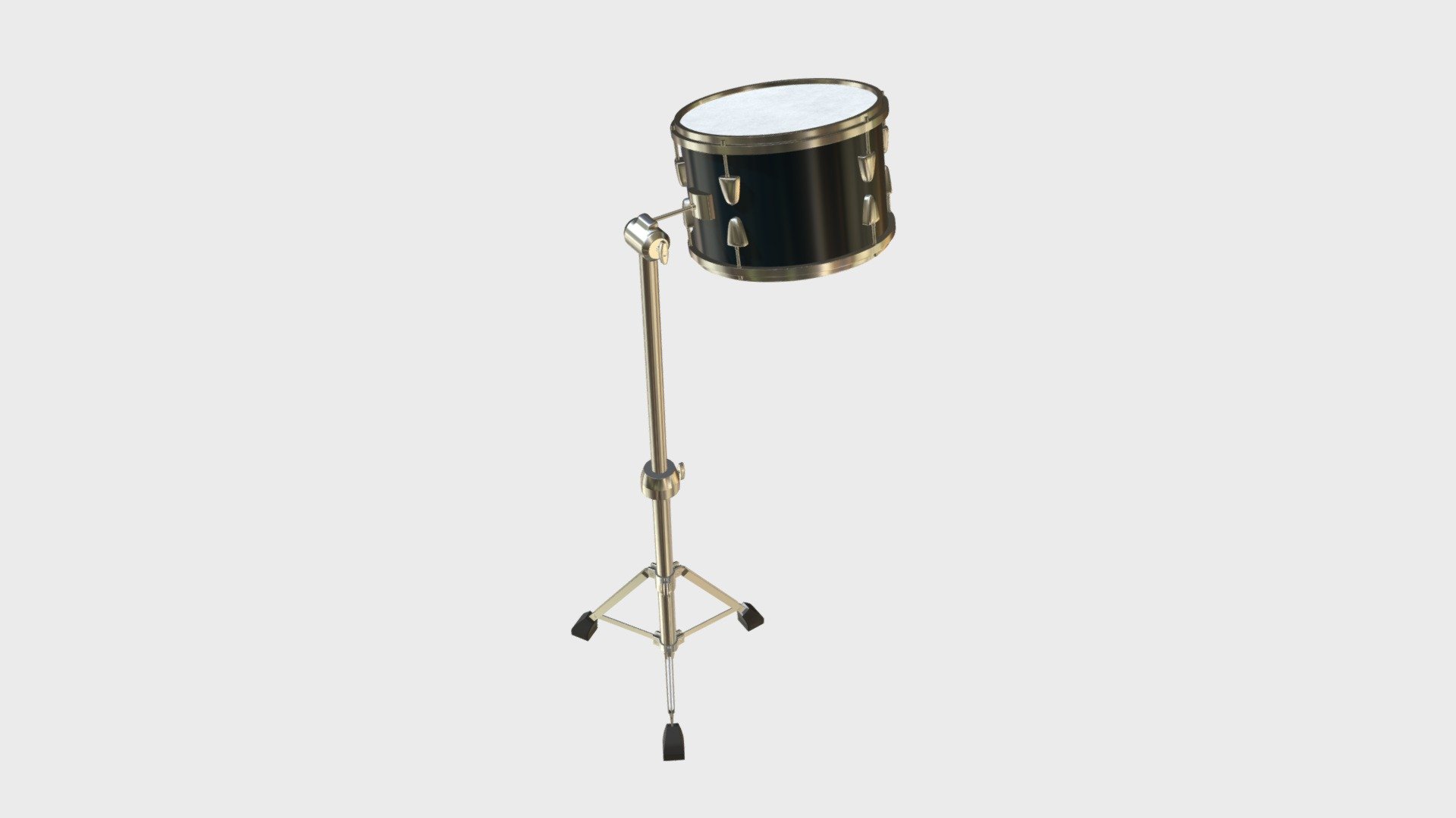 Rack tom drum mounted to a stand Buy Royalty Free 3D model by