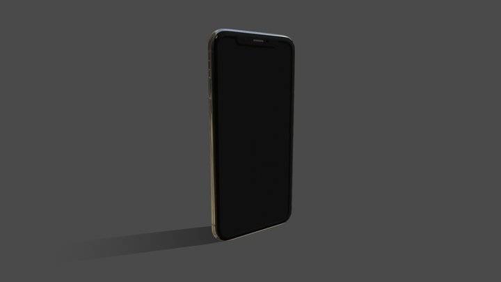 iPhoneX 3D Model