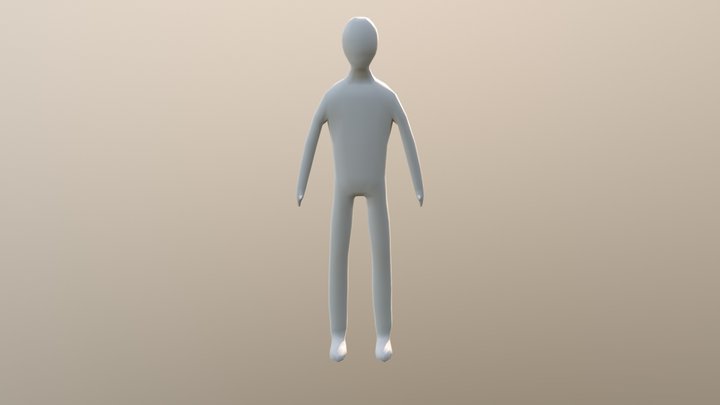Simple Character Model 3D Model