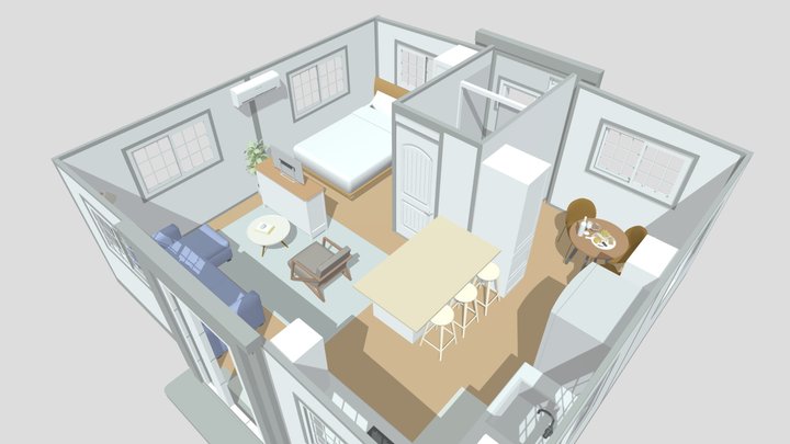Bungalow 3D Model