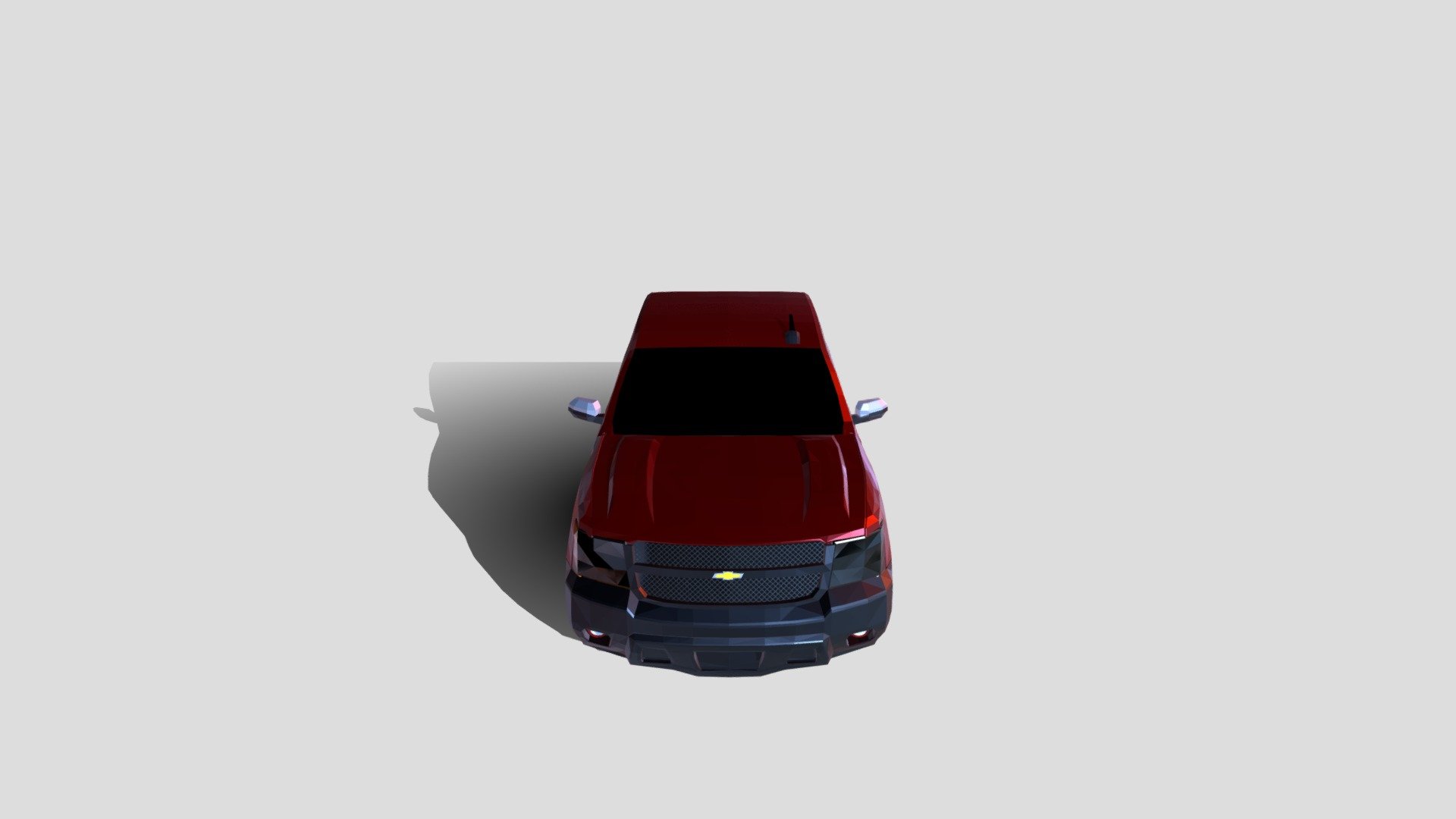 chevrolet avalanche red — Sketchfab embed 3D viewer