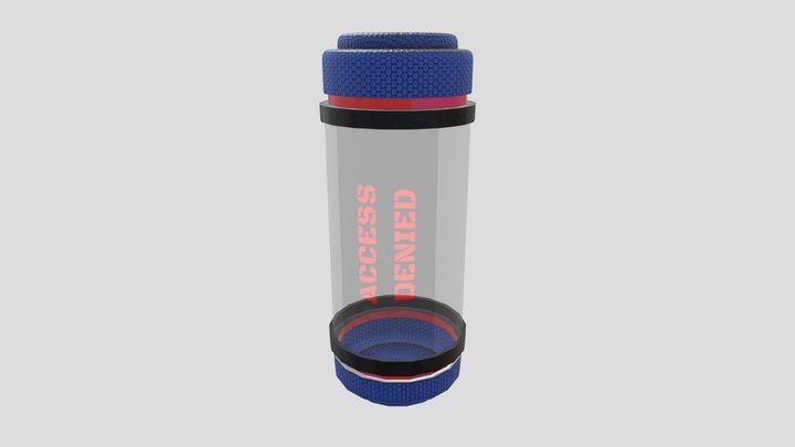 SCI-FI Canister 3D Model