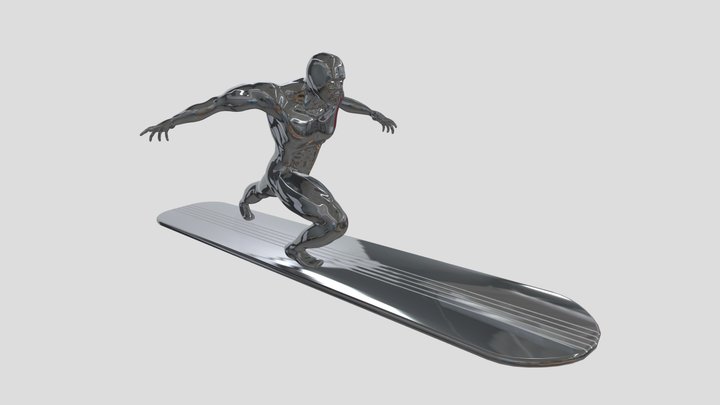 Silver Surfer 3D Model