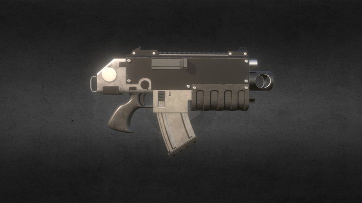 W40K Bolter "Dark Forge" 3D Model