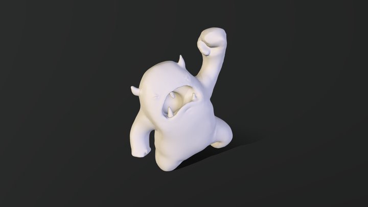 My Melvin Decimated 3D Model