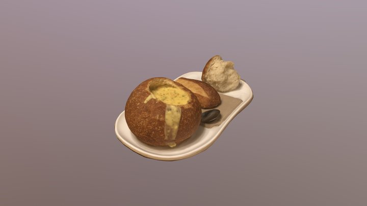 Panera Bread Bowl 3D Model