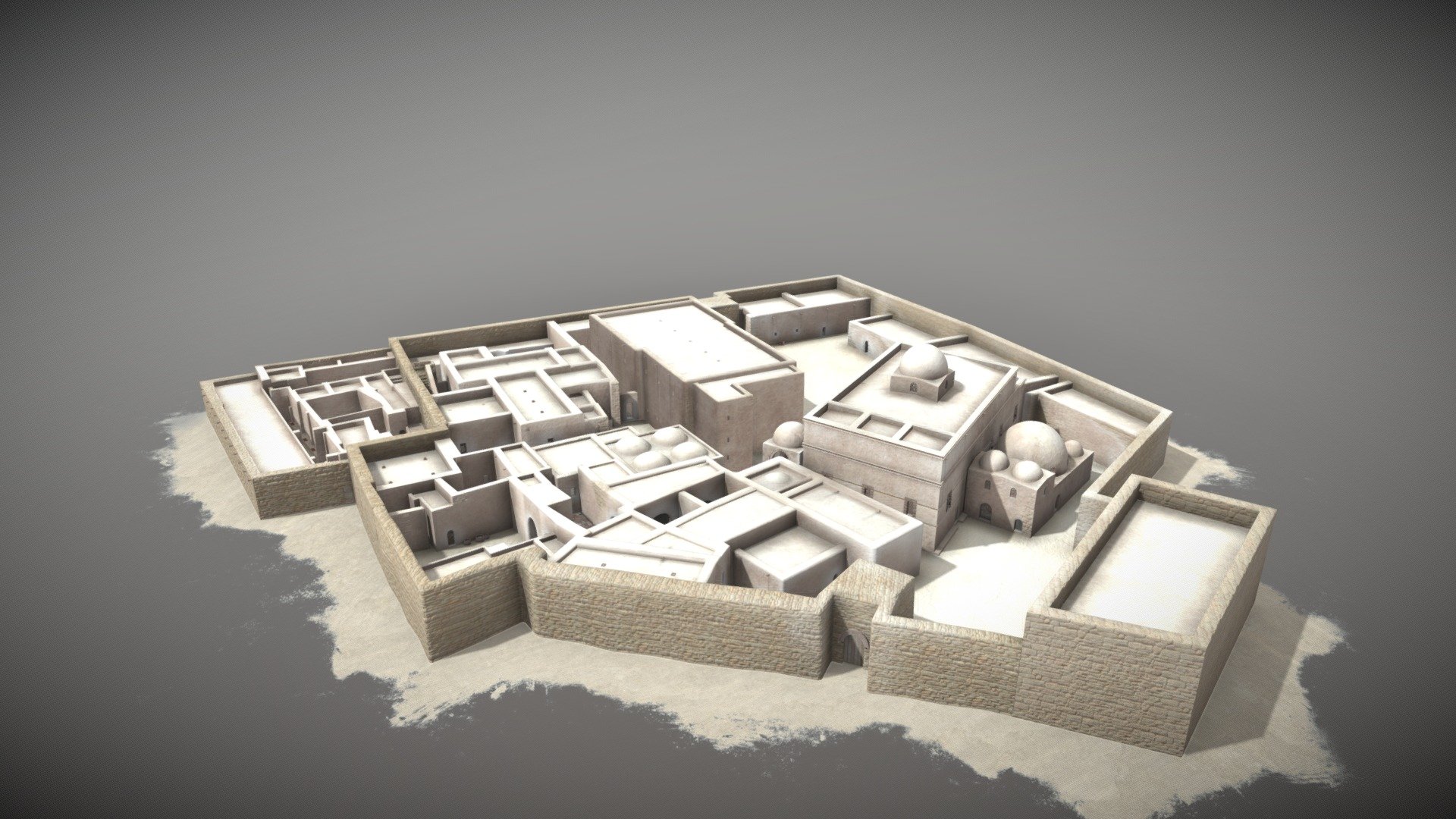 Klasztor w Ghazali/ Ghazali Monastery — Sketchfab embed 3D viewer