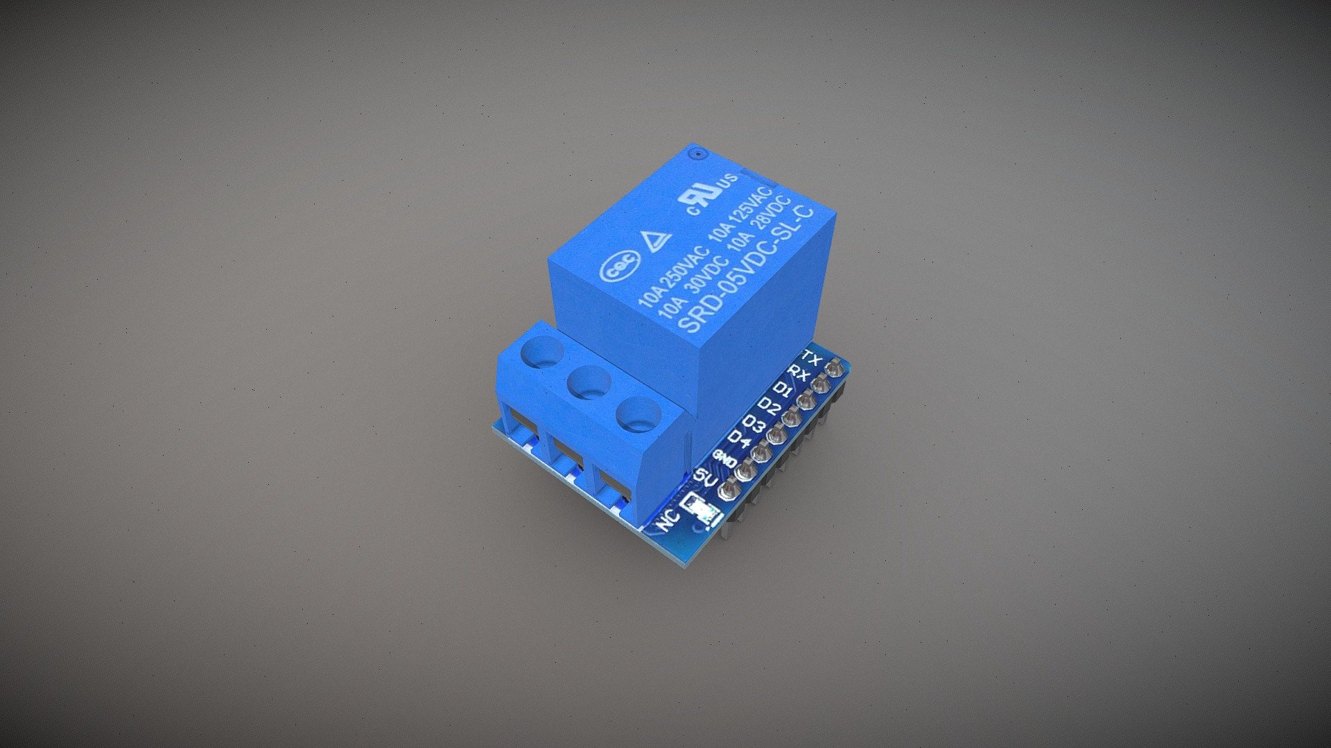 Relay shield | Wemos D1 Mini - Download Free 3D model by Stichting ...