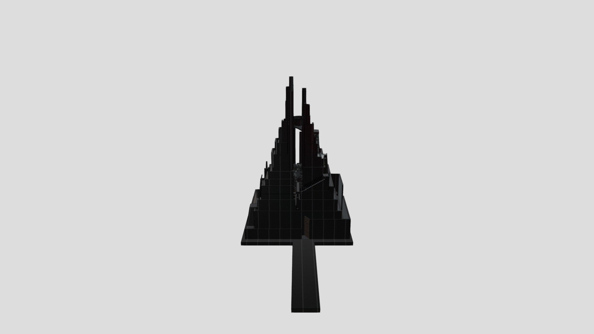 asphalt piramid