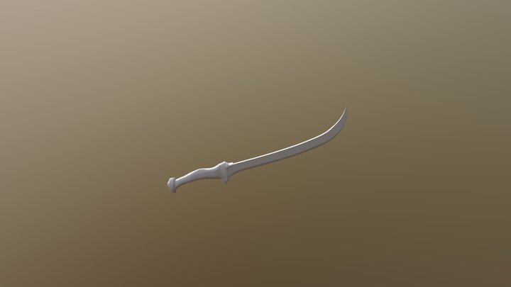Elven sword 3D Model