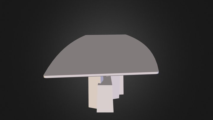 Metal Table Model  3D Model